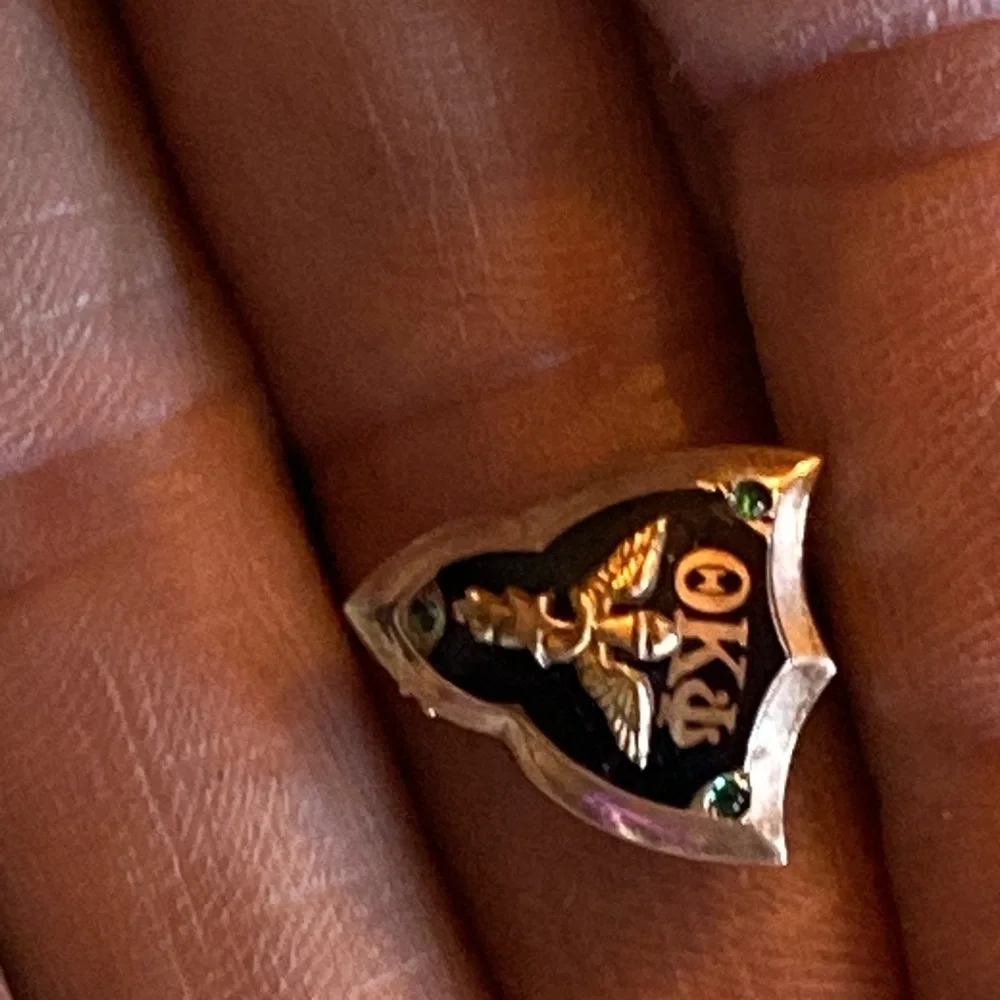 1947 antique vintage 10k Beta Kappa Phi fraternity pin set